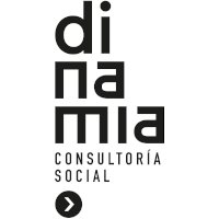 Logo vertical de Dinamia